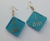 "I AM" Teal Zeal Diamonds: Perfect Imperfections