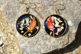 Enchanted Gold Feather Earrings