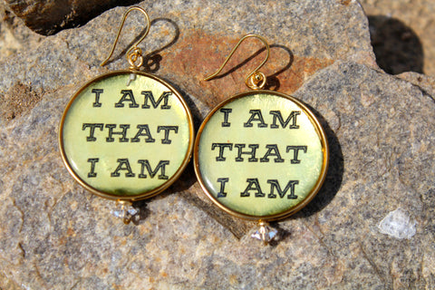 Oneness "I AM" Earrings Perfect Imperfections