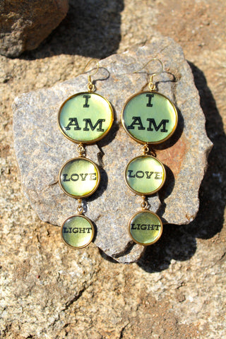 "I AM" Love & Light Earrings