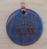 "I AM" Creatively Copper Pendant